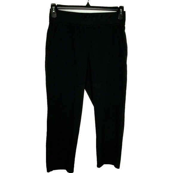 Skechers Capri Workout Pants Activewear Pull-On Black Size Small - Picture 1 of 6